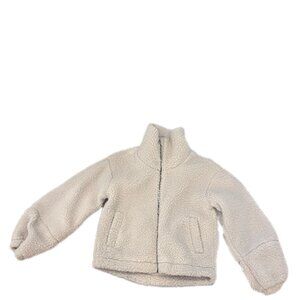Lululemon Fuzy Sweater, White, Zip up